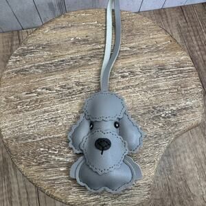 Poodle Goldendoodle Dog Lover Bag Charm Dark Gray Dog Purse Charm FAST SHIP